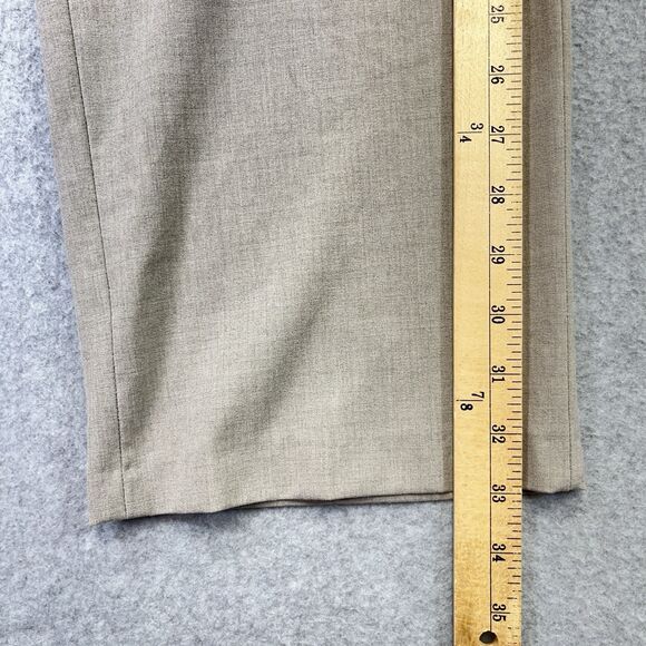 Ralph Lauren Dress Pants Mens P36W X 34L Tan Flat Front Business Trousers - Picture 9 of 10
